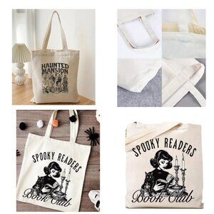 The Haunted Mansion and Spooky Readers Club Tote Bag Set